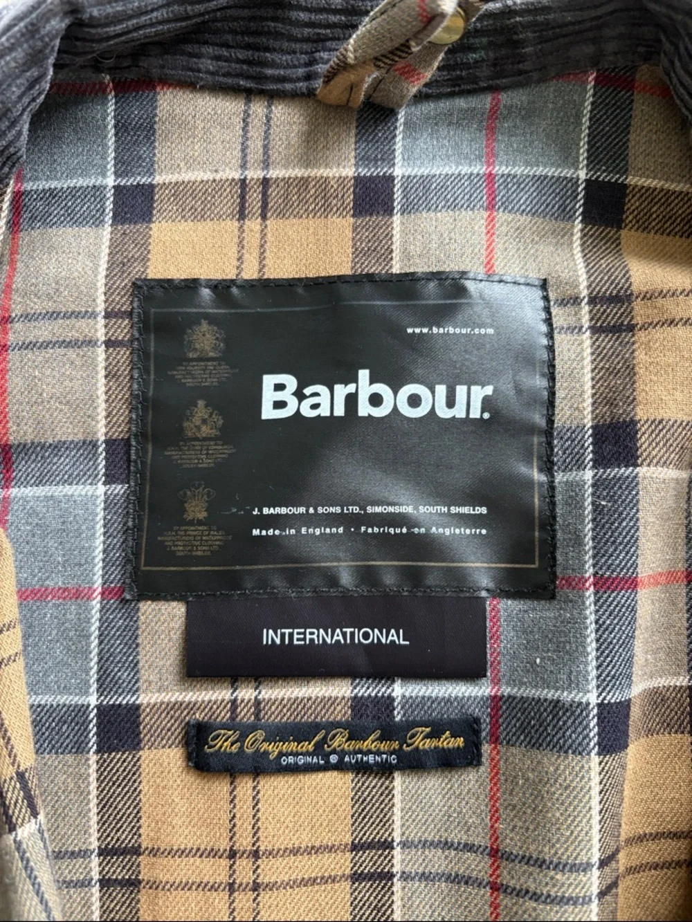 Mens Barbour International Wax Jacket - black, 42 - Picture 4 of 13